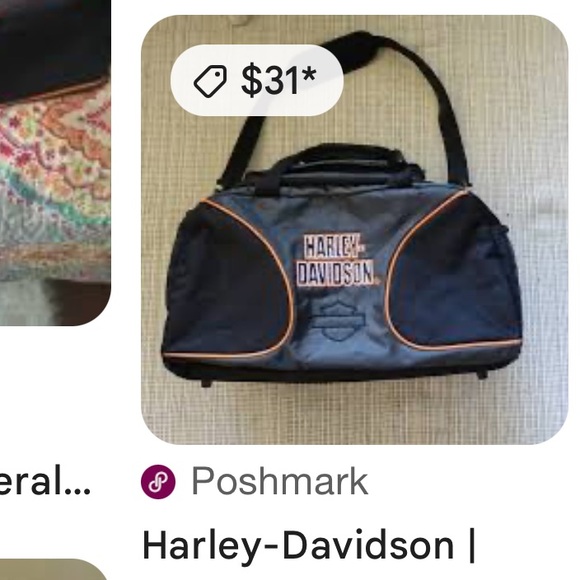 Harley Davidson duffel bag. Great shape - Picture 9 of 9